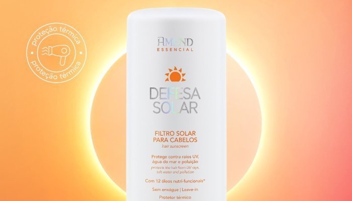 Amend lança protetor solar para cabelos enriquecido com 12 óleos nutri-funcionais