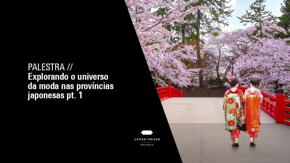 Palestras vão abordar expressões da moda nas províncias japonesas