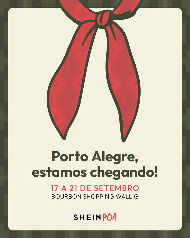 Shein leva pop-up store temporária a Porto Alegre com mais de 12 mil peças
